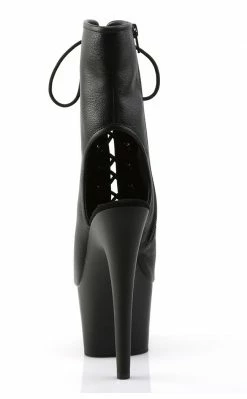 Pleaser ADORE-1016 Black / Black Matte Ankle Boots Pole Shoes