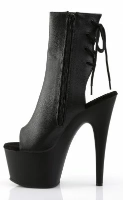 Pleaser ADORE-1018 Black Matte Ankle Boots