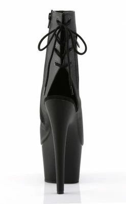 Pleaser ADORE-1018 Black Matte Ankle Boots