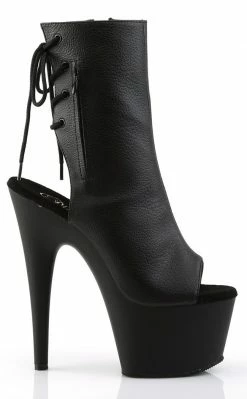 Pleaser ADORE-1018 Black Matte Ankle Boots