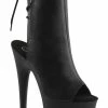 Pleaser ADORE-1018 Black Matte Ankle Boots