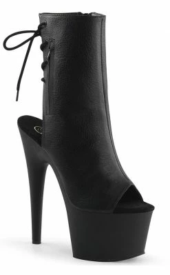 Pleaser ADORE-1018 Black Matte Ankle Boots