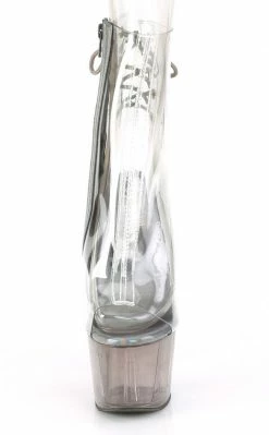 Pleaser Pole Shoes ADORE-1018CT Clear/Smoke Tinted Heels