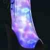 Pleaser ADORE-1018REFL Galaxy Reflective Ankle Boots