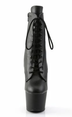 Pleaser Pole Shoes ADORE-1020 Black Matte Ankle Boots