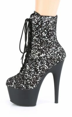 Pleaser ADORE-1020 Hologram Splatter Boots Pole Shoes