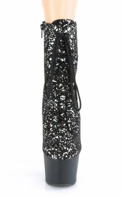 Pleaser ADORE-1020 Hologram Splatter Boots Pole Shoes 9 Pleaser ADORE-1020 Hologram Splatter Boots Pole Shoes