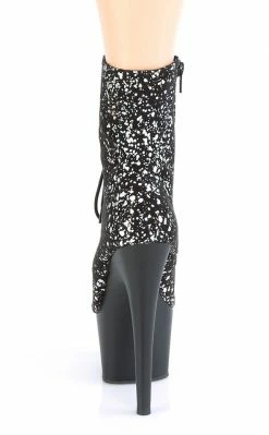Pleaser ADORE-1020 Hologram Splatter Boots Pole Shoes 11 Pleaser ADORE-1020 Hologram Splatter Boots Pole Shoes