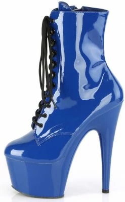 Pleaser Pole Shoes ADORE-1020 Royal Blue Ankle Boots