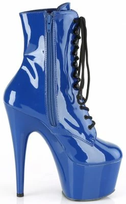 Pleaser Pole Shoes ADORE-1020 Royal Blue Ankle Boots