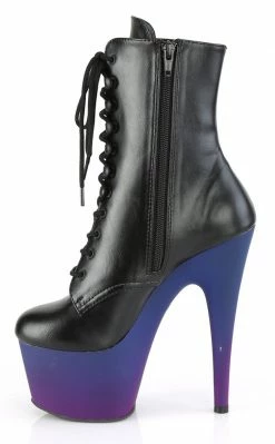 Pleaser ADORE-1020BP Matte Ombre Platform Ankle Boots