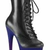 Pleaser ADORE-1020BP Matte Ombre Platform Ankle Boots 1 Pleaser ADORE-1020BP Matte Ombre Platform Ankle Boots