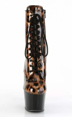 Pleaser ADORE-1020LP Leopard Ankle Boots