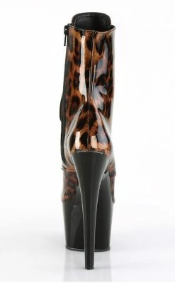 Pleaser ADORE-1020LP Leopard Ankle Boots