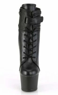 Pleaser ADORE-1020POUCH Black Matte Ankle Boots Pole Shoes 8 Pleaser ADORE-1020POUCH Black Matte Ankle Boots Pole Shoes