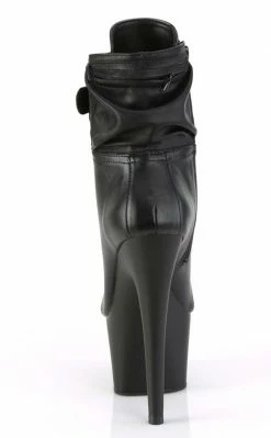 Pleaser ADORE-1020POUCH Black Matte Ankle Boots Pole Shoes 10 Pleaser ADORE-1020POUCH Black Matte Ankle Boots Pole Shoes