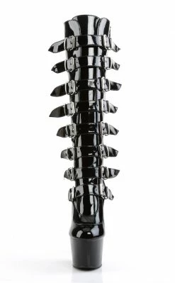Pleaser ADORE-2043 Black Knee High Boots Pole Shoes