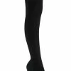 Pleaser ADORE-3008 Black Faux Suede Thigh High Boots Pole Shoes 2 Pleaser ADORE-3008 Black Faux Suede Thigh High Boots Pole Shoes