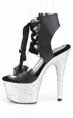 Pleaser ADORE-700-14LG Silver Heels