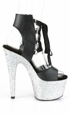 Pleaser ADORE-700-14LG Silver Heels