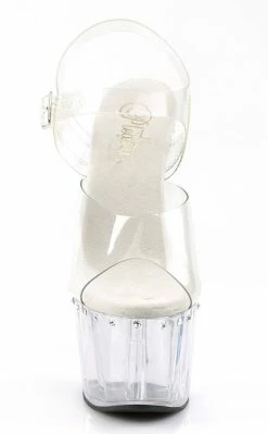 Pleaser ADORE-708LS Clear Heels