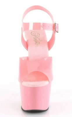 Pleaser ADORE-708N Baby Pink Jelly-Like Heels