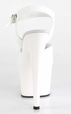 Pleaser Pole Shoes ADORE-708N White Jelly-Like Heels