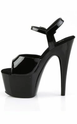 Pleaser Pole Shoes ADORE-709 Black Patent Heels (Au Stock)