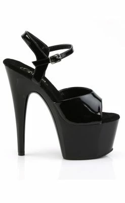 Pleaser ADORE-709 Black Patent Heels Pole Shoes 11 Pleaser ADORE-709 Black Patent Heels Pole Shoes