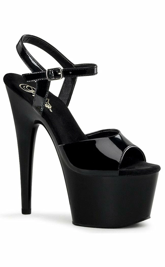 Pleaser ADORE-709 Black Patent Heels Pole Shoes 3 Pleaser ADORE-709 Black Patent Heels Pole Shoes