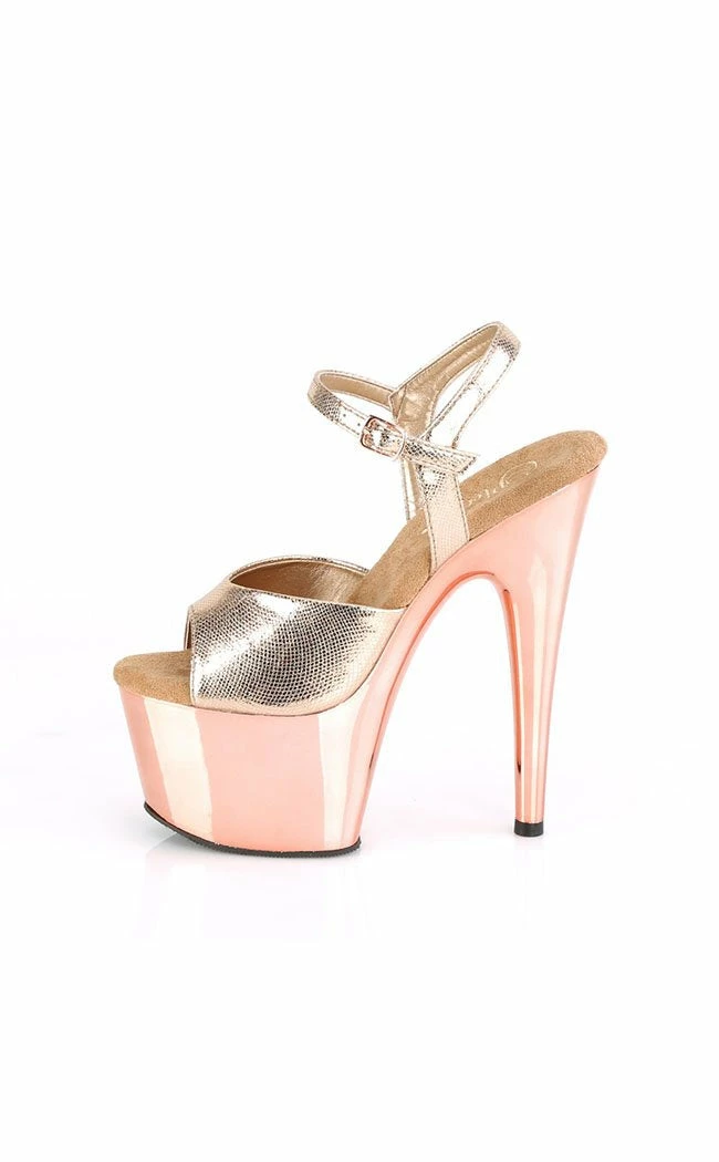 Pleaser ADORE-709 Rose Gold Heels 5 Pleaser ADORE-709 Rose Gold Heels