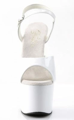 Pleaser ADORE-709 White Heels Pole Shoes