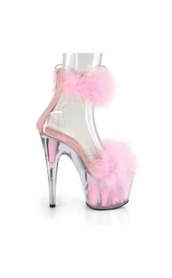 Pleaser Pole Shoes ADORE-724F Pink Fur Heels