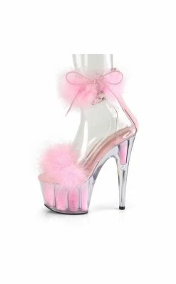 Pleaser Pole Shoes ADORE-724F Pink Fur Heels