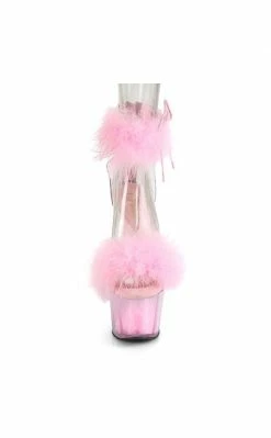 Pleaser Pole Shoes ADORE-724F Pink Fur Heels