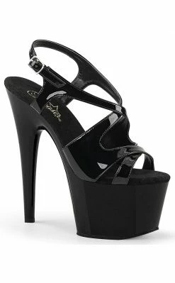 Pleaser ADORE-730 Black Heels