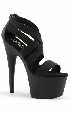 Pleaser ADORE-769 Black Matte Heels