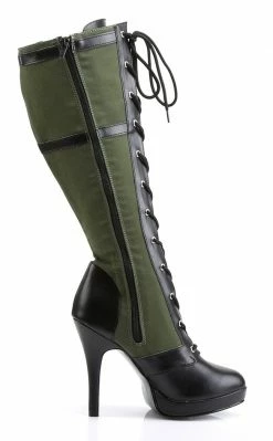 Funtasma ARENA-2022 Blk Pu-Army Green Canvas Boots