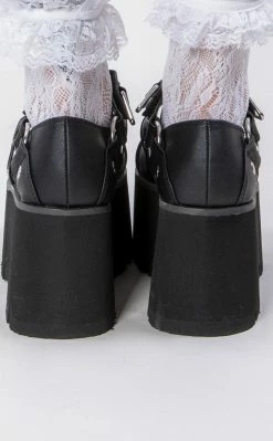 Demonia ASHES-33 Black Platform Mary Janes (Au Stock) 9 Demonia ASHES-33 Black Platform Mary Janes (Au Stock)