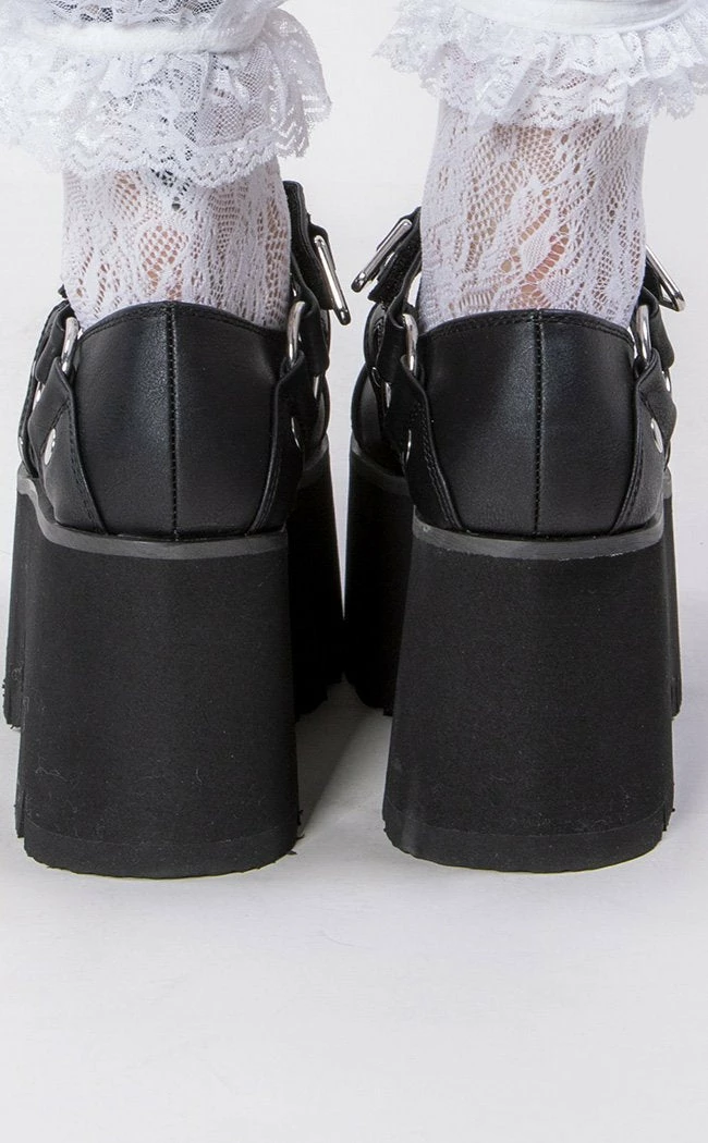 Demonia ASHES-33 Black Platform Mary Janes (Au Stock) 5 Demonia ASHES-33 Black Platform Mary Janes (Au Stock)