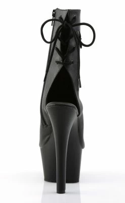 Pleaser Pole Shoes ASPIRE-1018 Black / Black Matte Ankle Boots