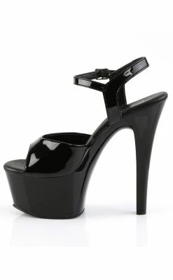 Pleaser Pole Shoes ASPIRE-609 Black Heels