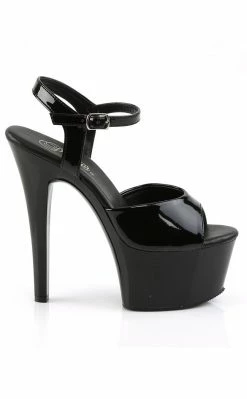 Pleaser Pole Shoes ASPIRE-609 Black Heels