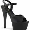Pleaser Pole Shoes ASPIRE-609 Black Matte Heels