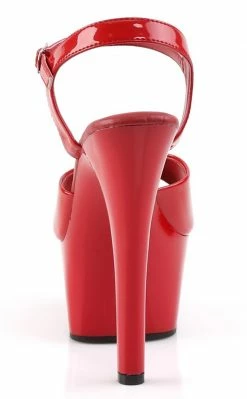 Pleaser ASPIRE-609 Red Patent Heels