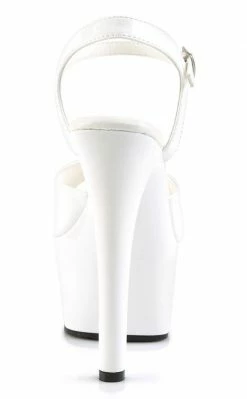 Pleaser Pole Shoes ASPIRE-609 White Heels