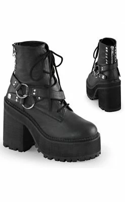 Demonia ASSAULT-101 Black Combat Boots (Au Stock) Shoes