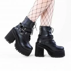 Demonia ASSAULT-101 Black Combat Boots