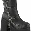 Demonia ASSAULT-66 Black Vegan Chain Boots 1 Demonia ASSAULT-66 Black Vegan Chain Boots