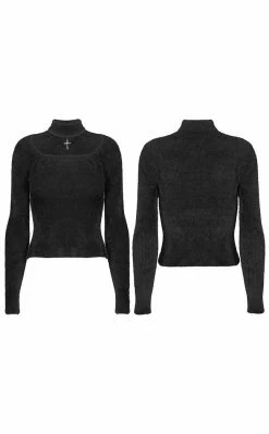 Punk Rave Adrienne Cold Shoulder Sweater